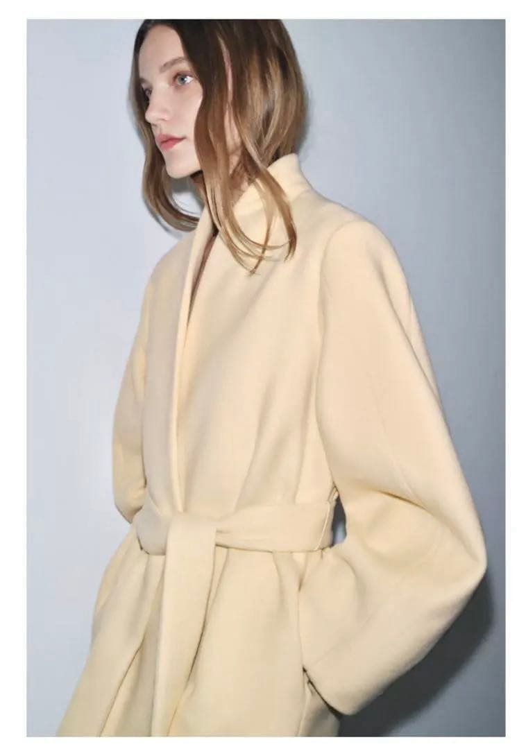 ZARA オーバーサイズウール混紡コート M