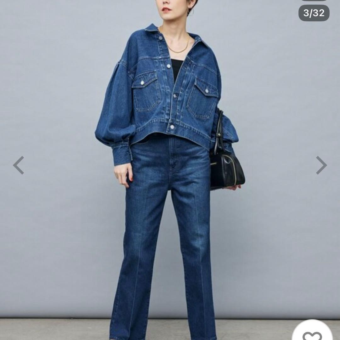 NOLLEY'S デニムジャケット 「RM denim」袖ボリュームGジャン