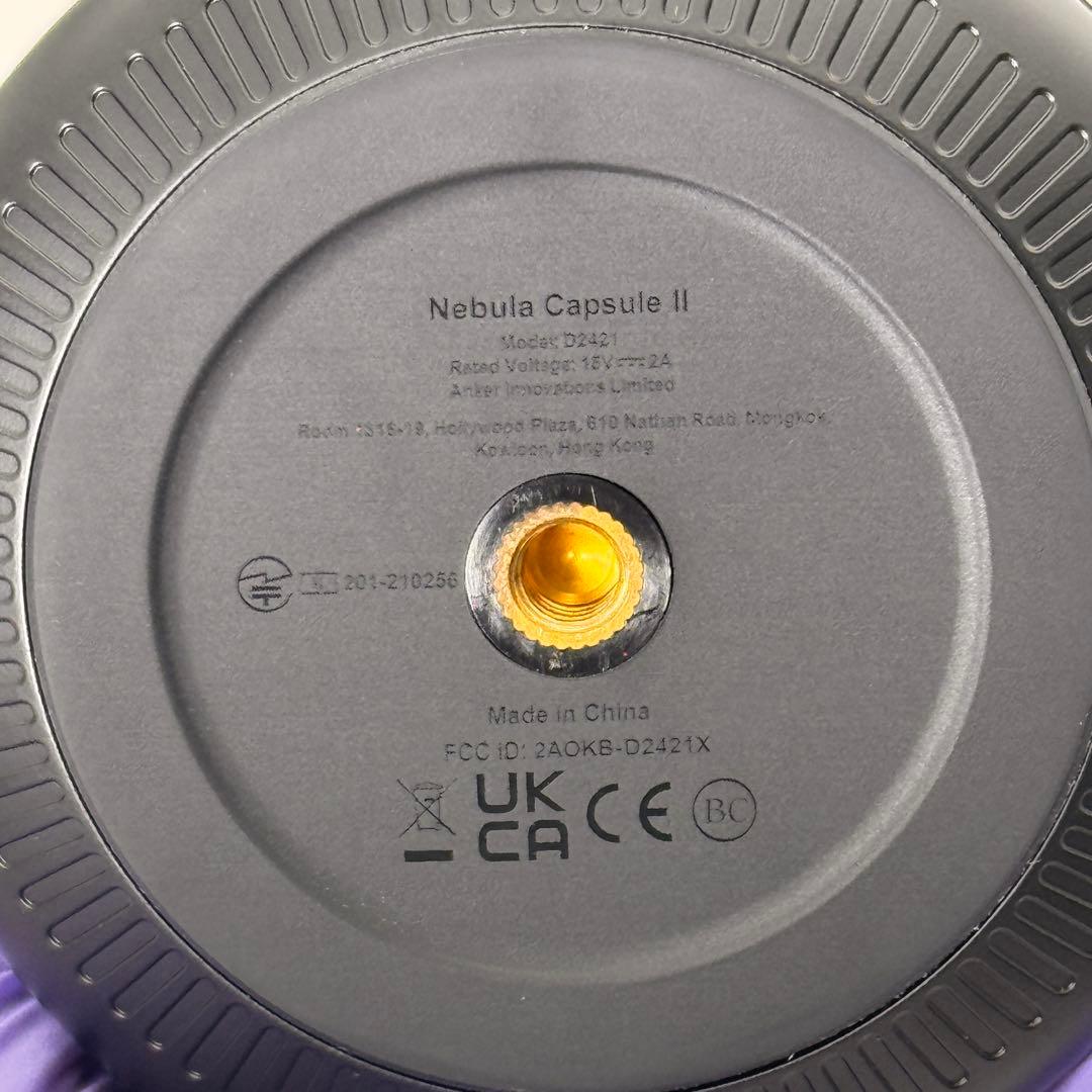 即日発送•Anker NEBULA Capsule II TVプロジェクター。