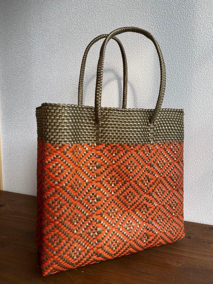 #G20-L2-Lサイズ　メキシコ　オアハカ　メルカドバッグ