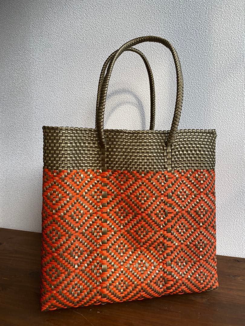 #G20-L2-Lサイズ　メキシコ　オアハカ　メルカドバッグ