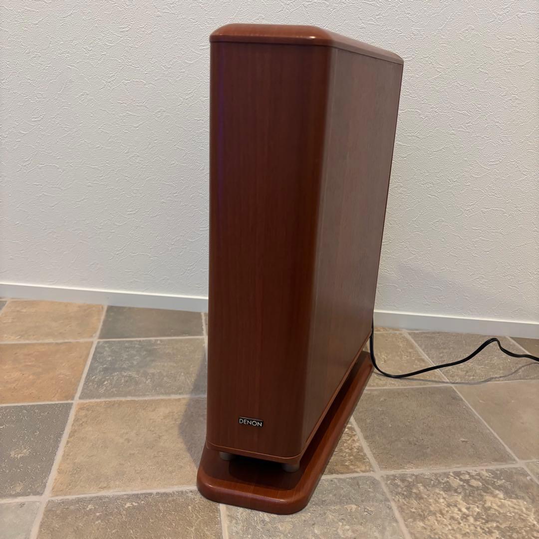 【美品】DENON DSW-3L デノン スーパーウーハ - 木目