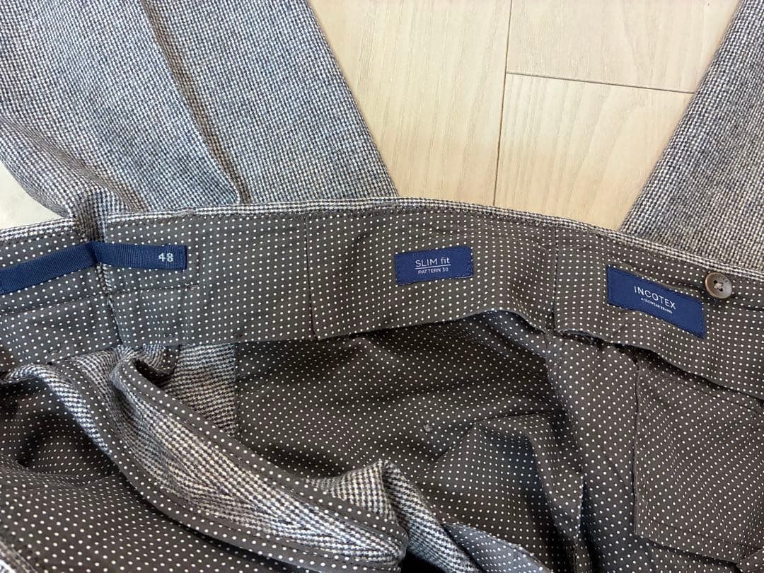 INCOTEX スラックス slim fit L(48) 秋冬