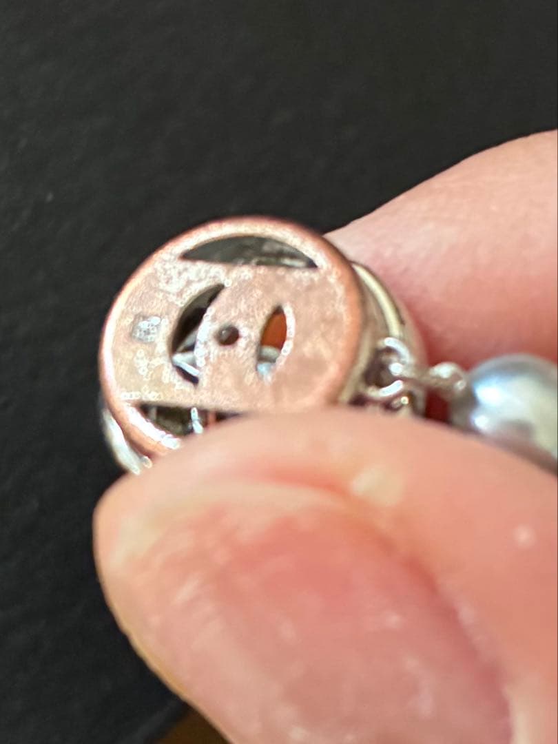 週末セール　TASAKI グレー　パールネックレス