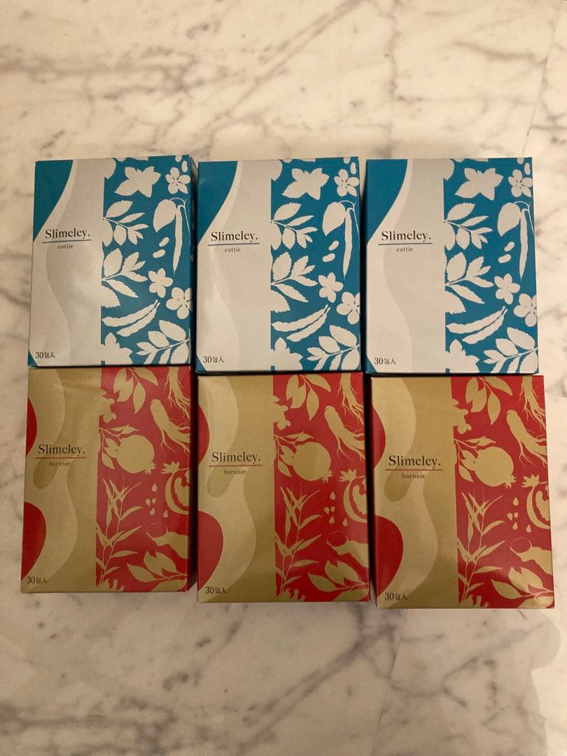 スリムレイ　カッティー3箱、バーニー3箱