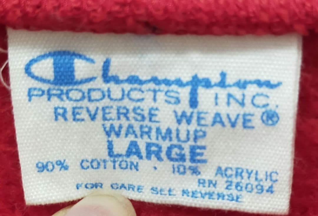 美品 Champion チャンピオン リバースウィーブ クルーネックスウェット