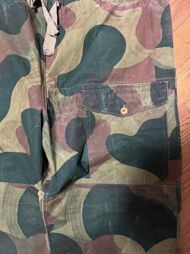 あ*様 ブラッシュストロークカモ　ベルギー軍　ビンテージ