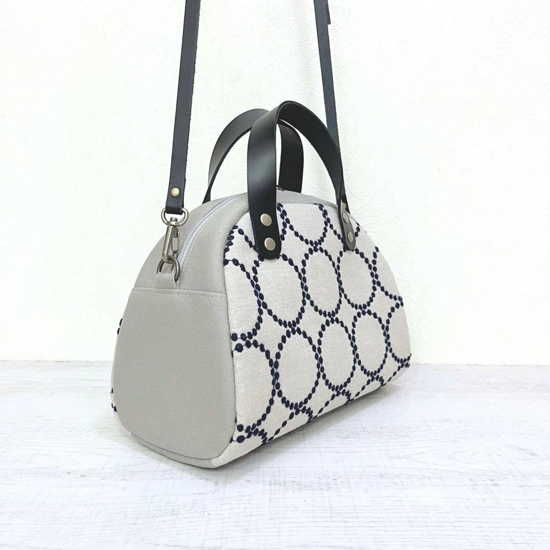 ミナペルホネン　ハンドメイド　2wayミニバッグ　tambourine