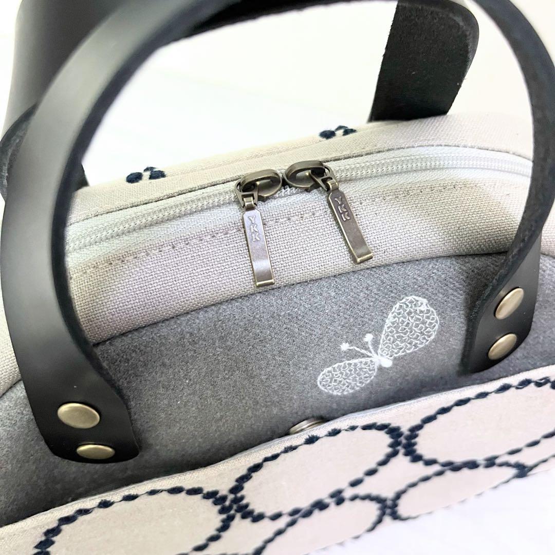 ミナペルホネン　ハンドメイド　2wayミニバッグ　tambourine