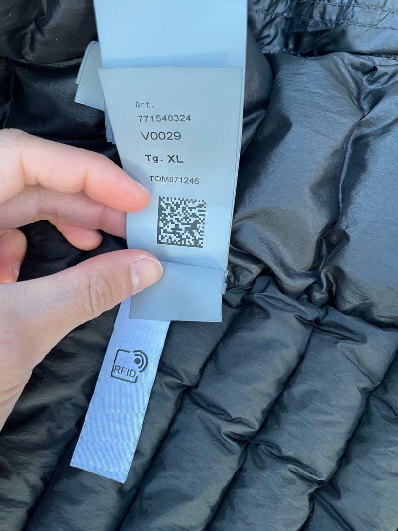 STONE  ダウンジャケット ブラック 正規品 XL