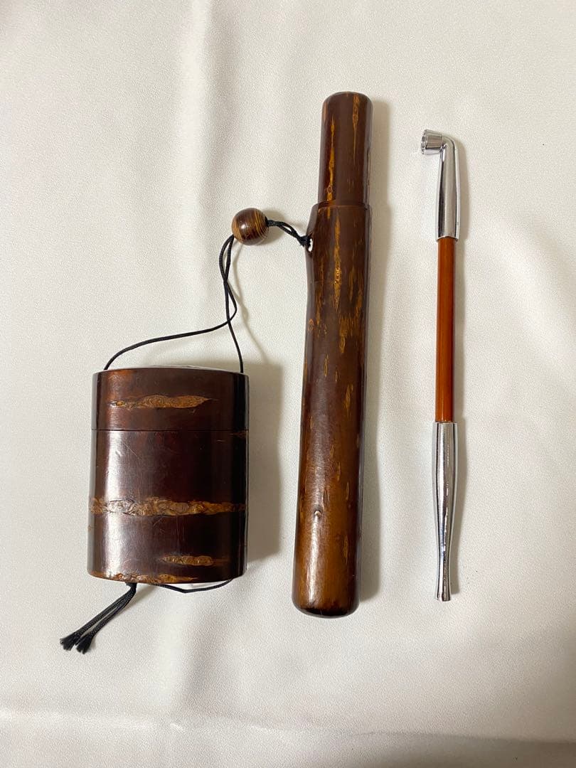 煙管入れ&煙草入れセット　キセルはオマケ