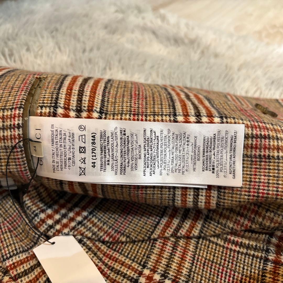 【タグ付き】GUCCI グッチ アディダス 金ボタン　ダブル　ジャケット