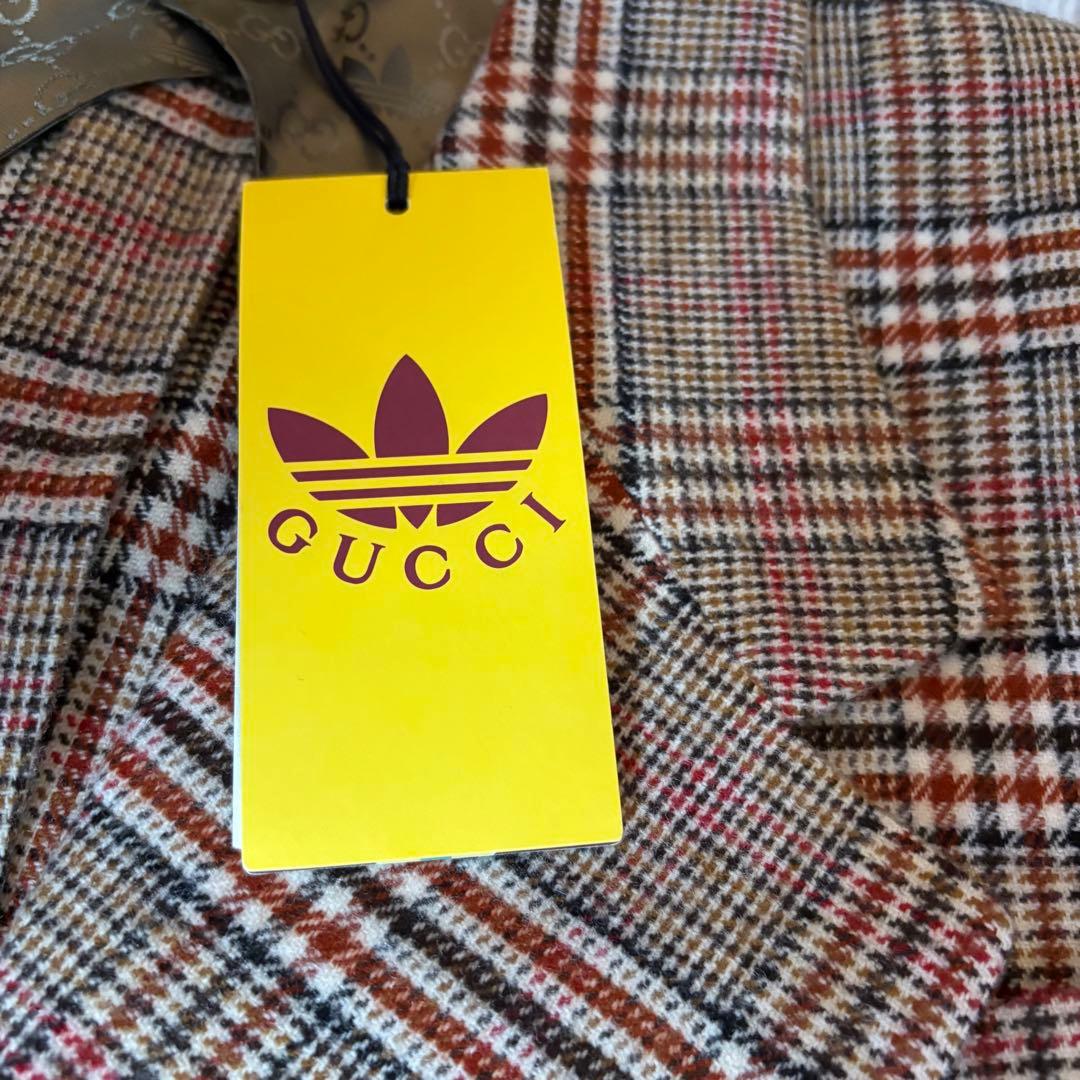 【タグ付き】GUCCI グッチ アディダス 金ボタン　ダブル　ジャケット