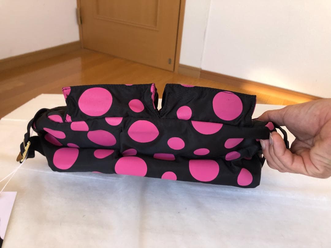 激美品　ポーター　草間彌生　ウエスト　ポーチ　ボディー　バッグ　タンカー　旅行