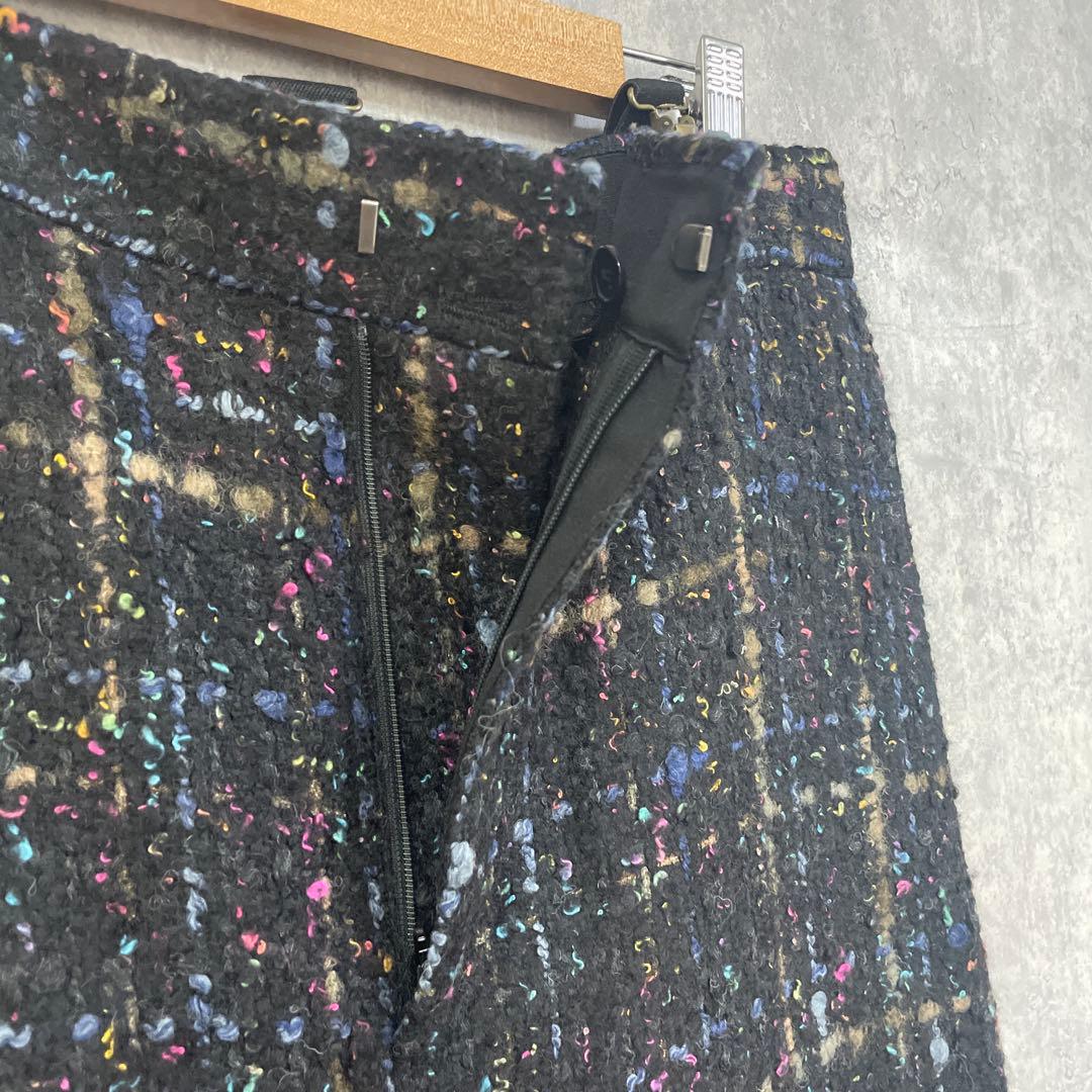 Curensology カレンソロジー　サスペンダー付き　ツイードパンツ　フリー