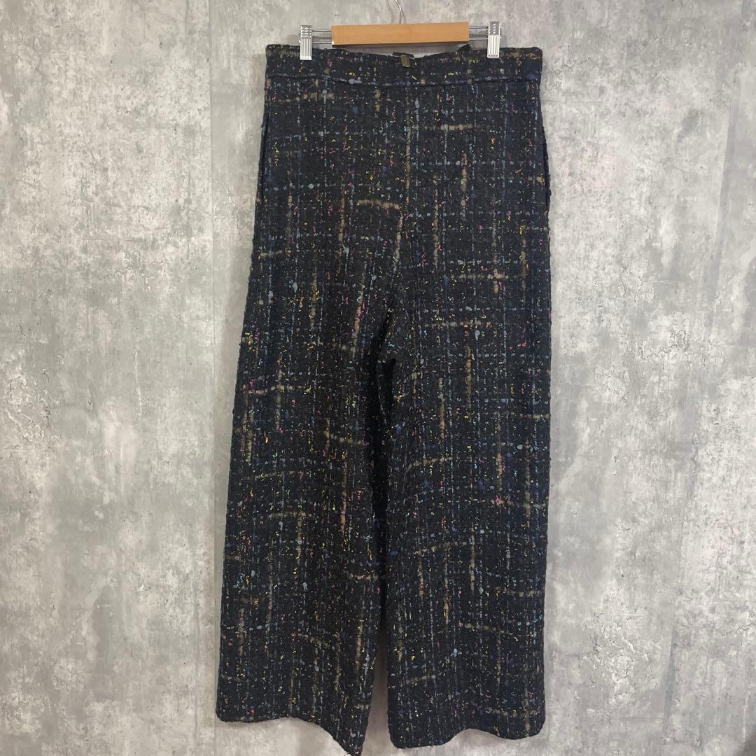 Curensology カレンソロジー　サスペンダー付き　ツイードパンツ　フリー