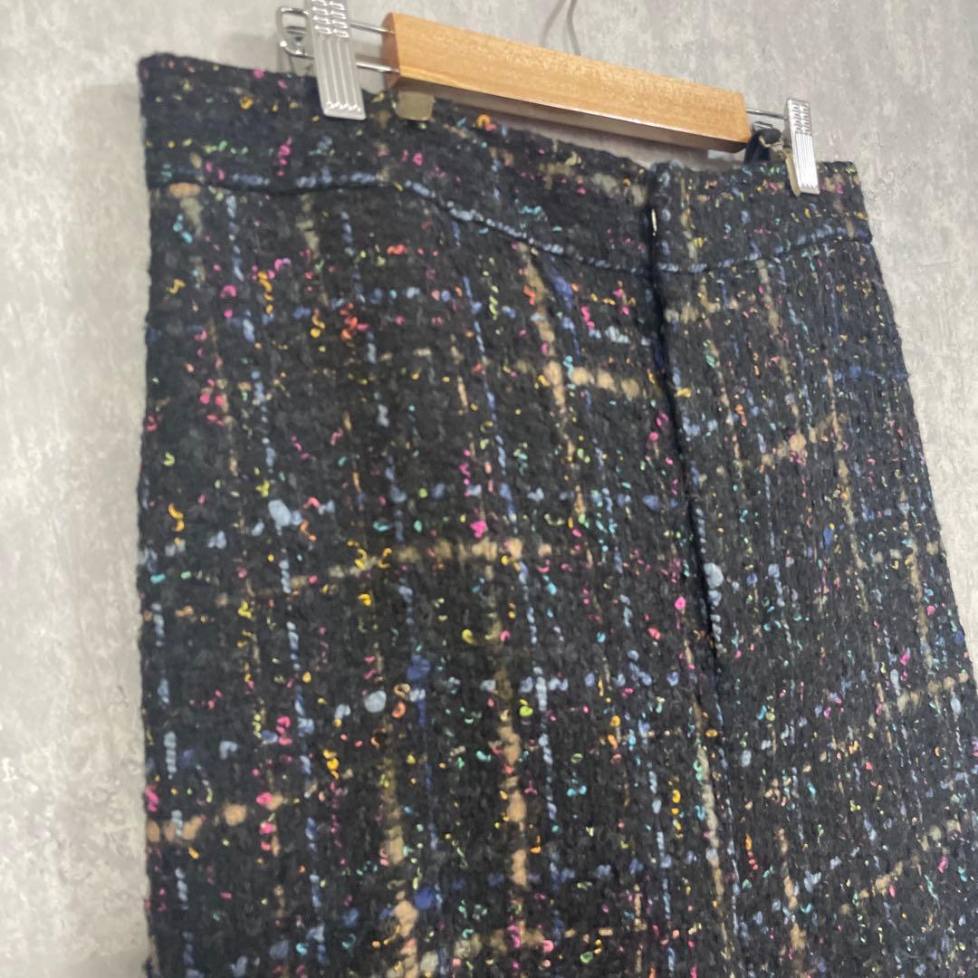 Curensology カレンソロジー　サスペンダー付き　ツイードパンツ　フリー