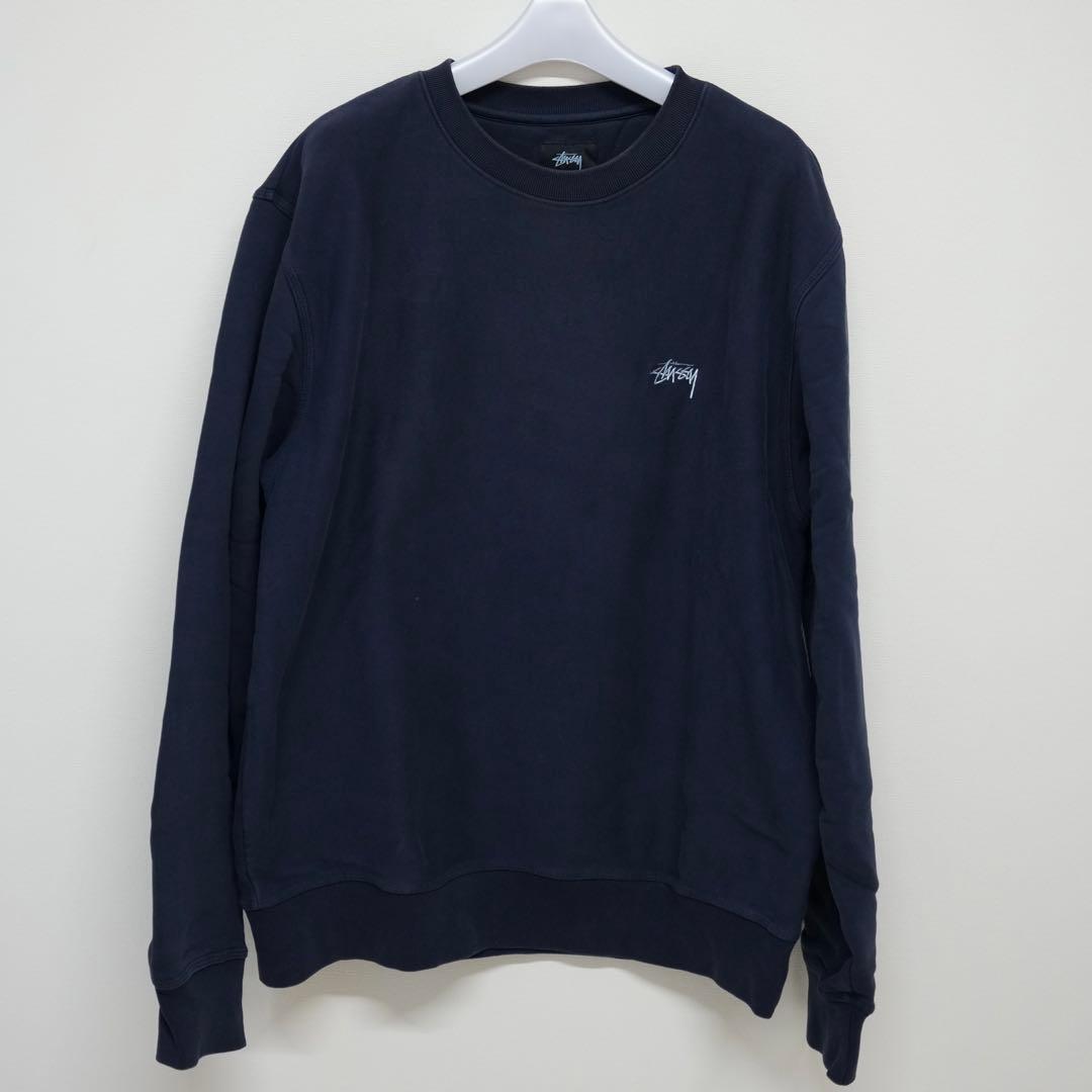 stussy スウェット　ダークネイビー