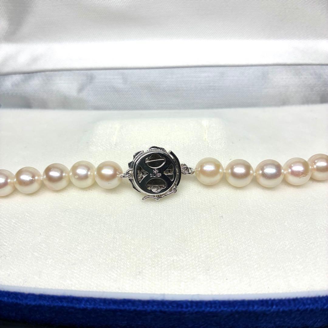 ジュエリーマキ　あこや真珠 ネックレス 8.0-8.5 パール　シルバー　本真珠