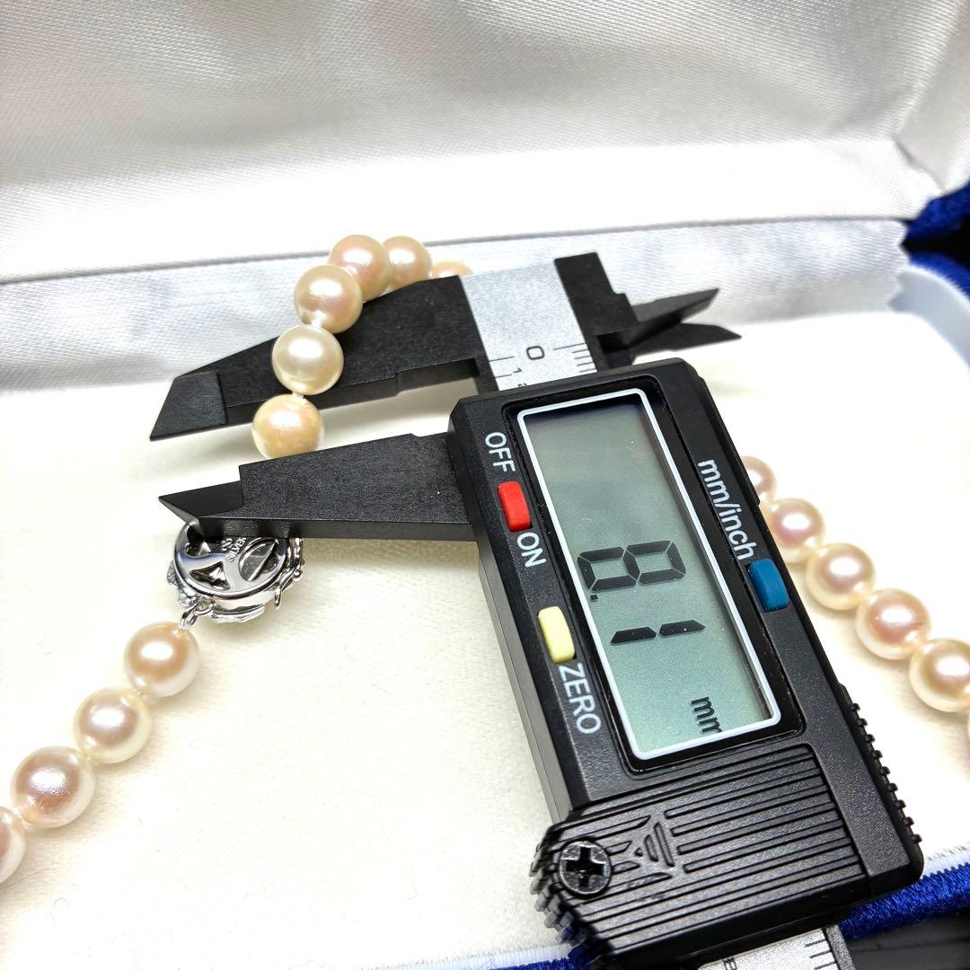 ジュエリーマキ　あこや真珠 ネックレス 8.0-8.5 パール　シルバー　本真珠