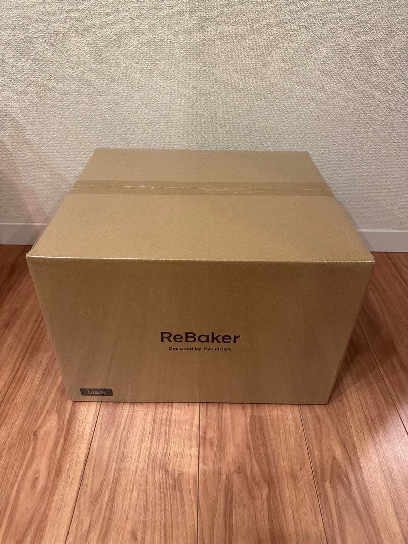 【新品未開封】バルミューダ ReBaker KTT01JP-BK トレイアミ付