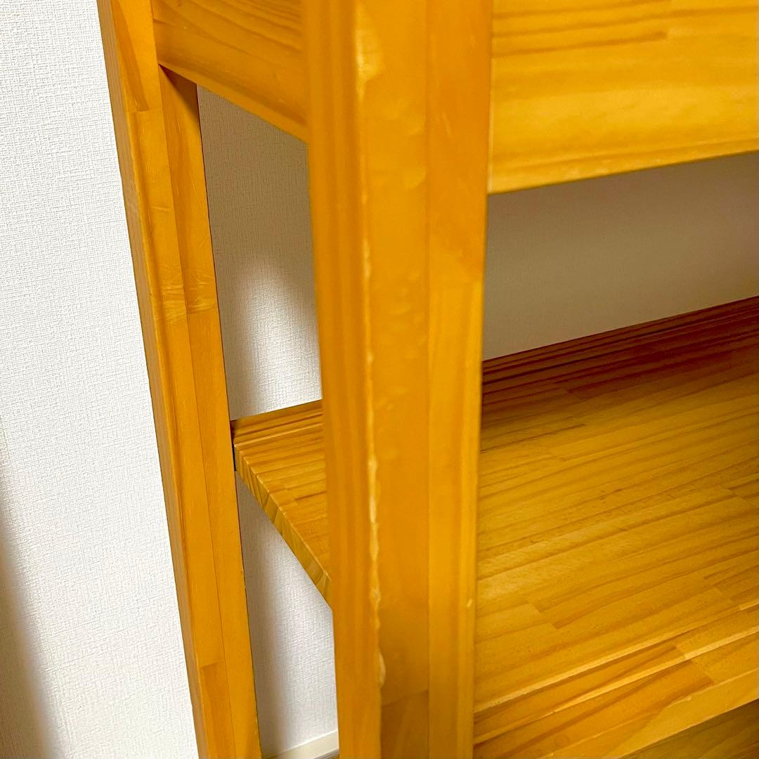 MOMO NATURAL モモナチュラル ウッドワゴンキッチンカウンター