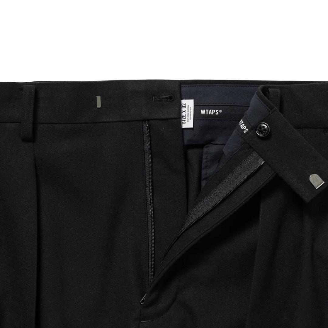 25AW WTAPS 252TQDT-PTM01 スラックス 03 BLACK