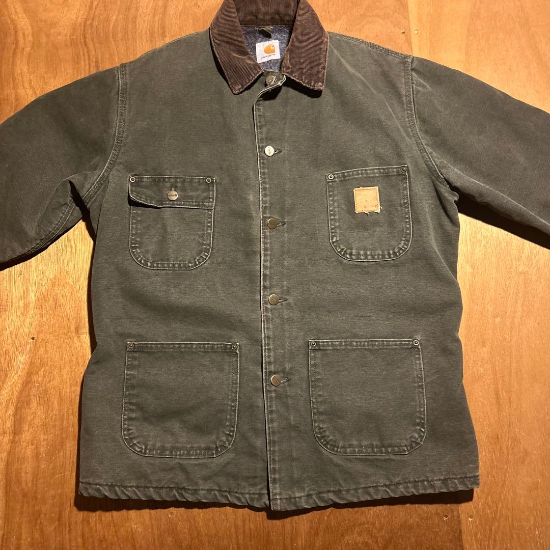 Carhartt 希少 ミシガンチョアコート Mサイズ MOS モスグリーン