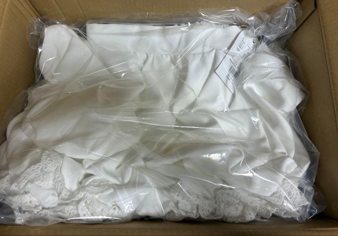 Darich ダーリッチ　ボリュームバルーンミニスカート　WHT ホワイト