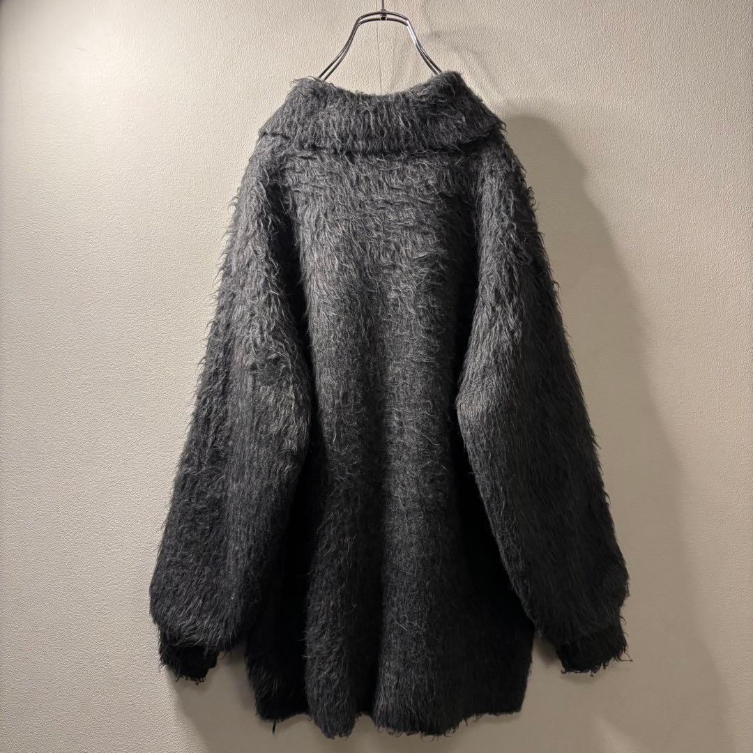 オーバーサイズ mohair taste ニット ポロ y2k グランジ