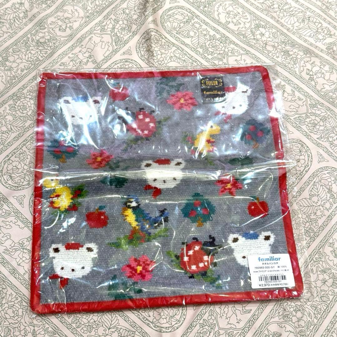 新品 フェイラー ファミリア コラボ ハンカチ FEILER familiar