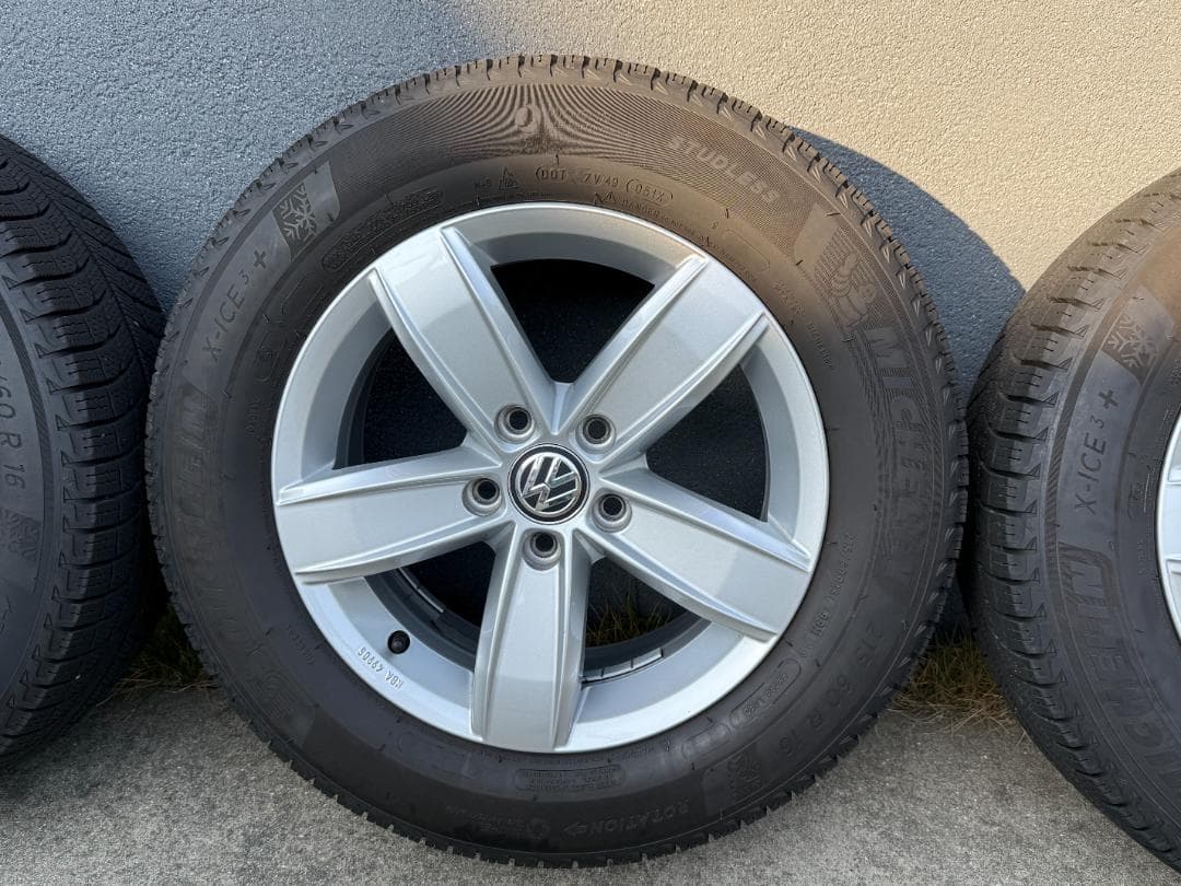 VW純正ホイール　ミシュラン X-ICE3+　 スタッドレス　215/60R16