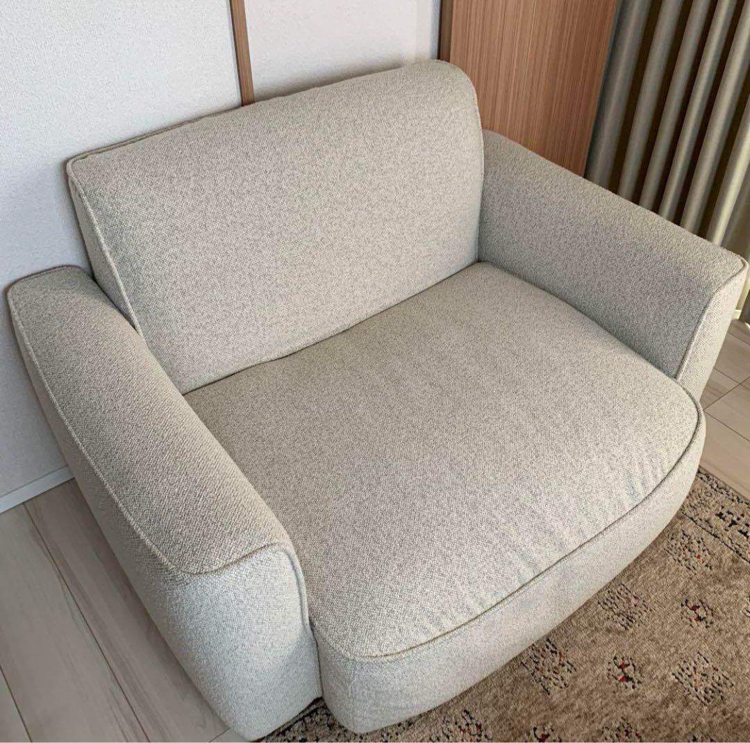 unico ウニコ WELM カバーリング ソファ 1.5S アイボリー