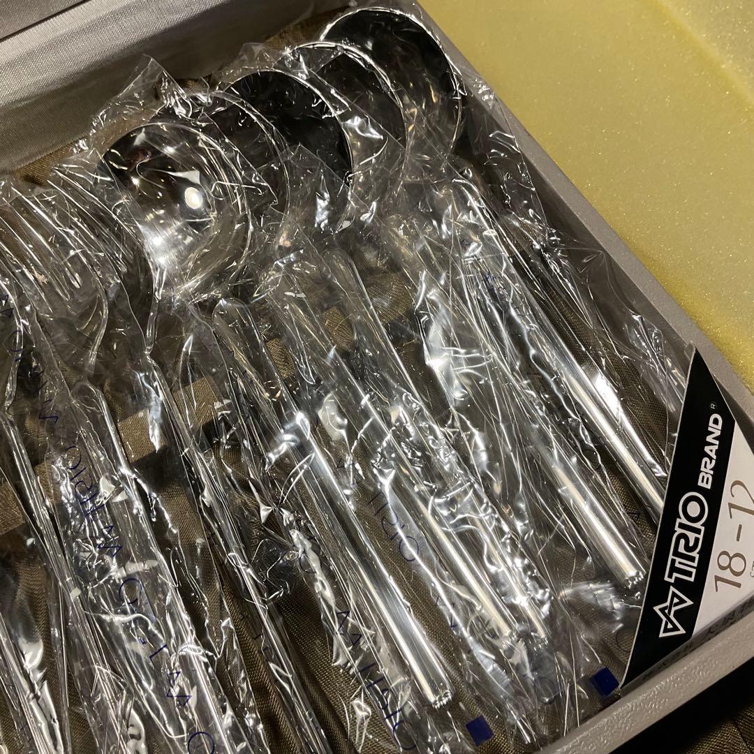 新品未使用！TRIO 18-12 ステンレス ソナタ カトラリーセット 35本