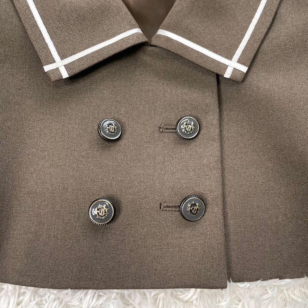 美品✨️ワルツビームス　セーラー フォーマルワンピース アンサンブル　130 茶