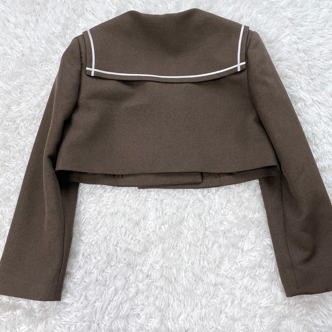 美品✨️ワルツビームス　セーラー フォーマルワンピース アンサンブル　130 茶