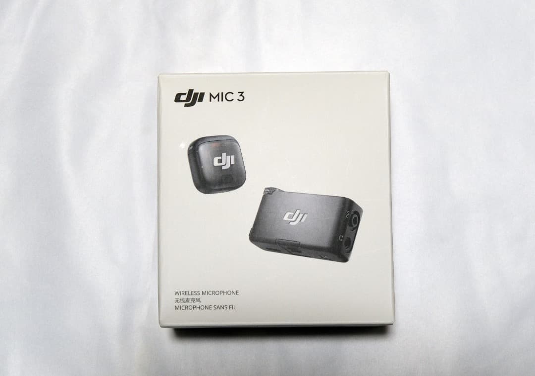DJI Mic 3（トランスミッター1台 レシーバー1台）ワイヤレスマイク