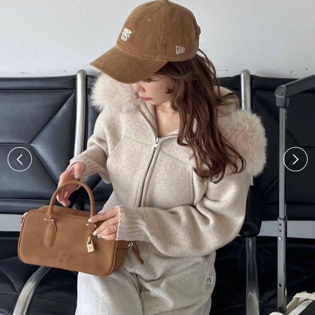 snidel スナイデル ファーフードパーカー