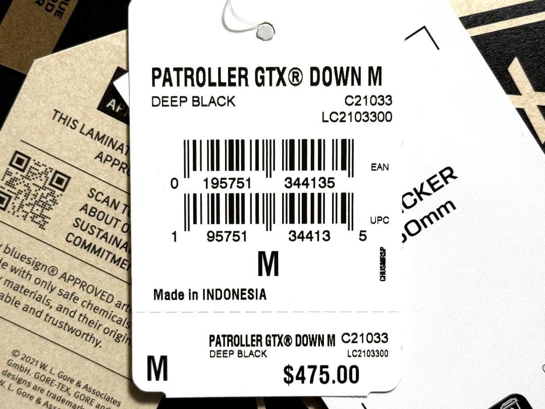 新品 サロモン パトローラー GORE-TEX ダウンジャケット US:M
