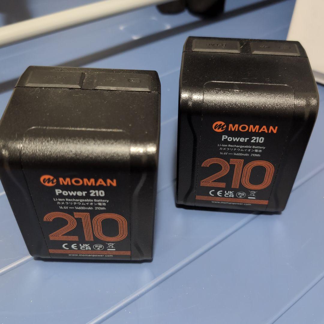 【5月17日まで】Moman 210W Vマウントバッテリー 2個
