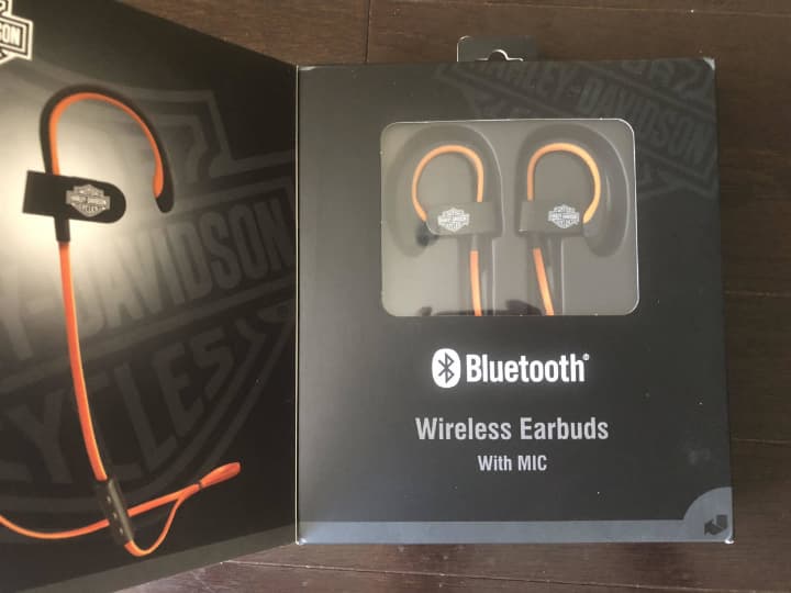 ☆ハーレーダビッドソン純正Bluetoothワイヤレスイヤホンマイク付き☆