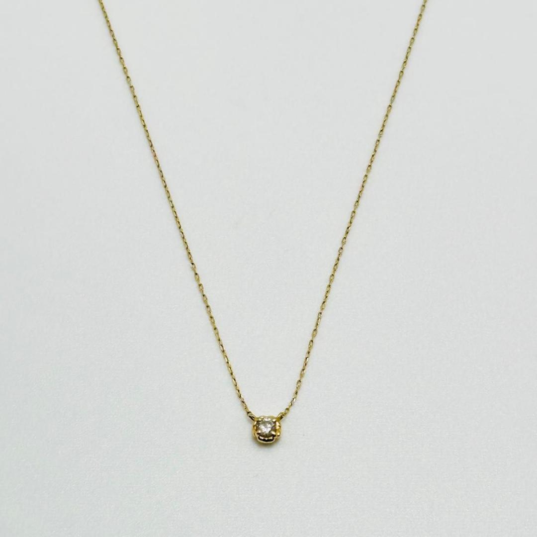 AHKAH ティア ネックレス　K18 ダイヤモンド　ゴールド　Au750