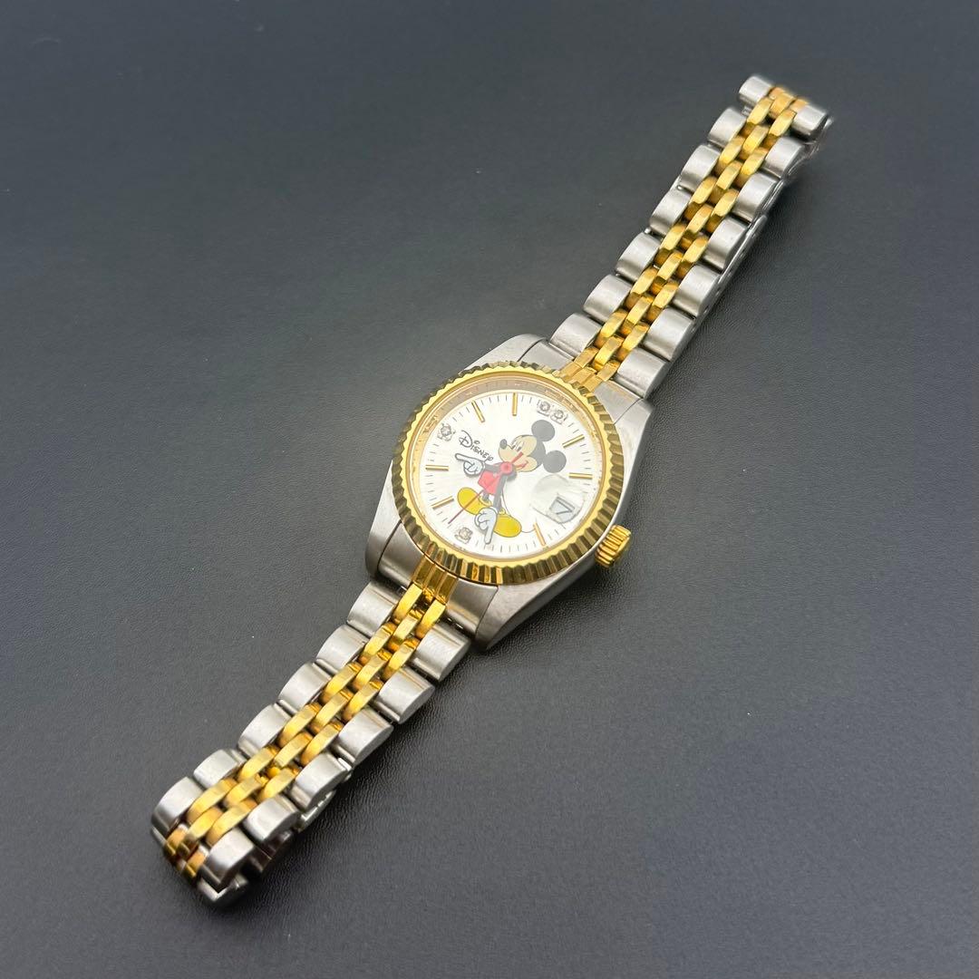 超超希少/限定1000本/稼働品✨ミッキーウォッチ 腕時計 ダイヤ付 世界限定