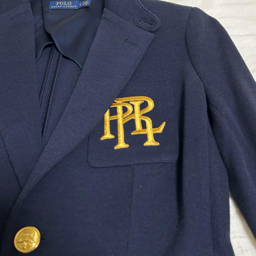 ポロラルフローレン レディース ブレザー ジャケット 紺ブレ 金ボタン