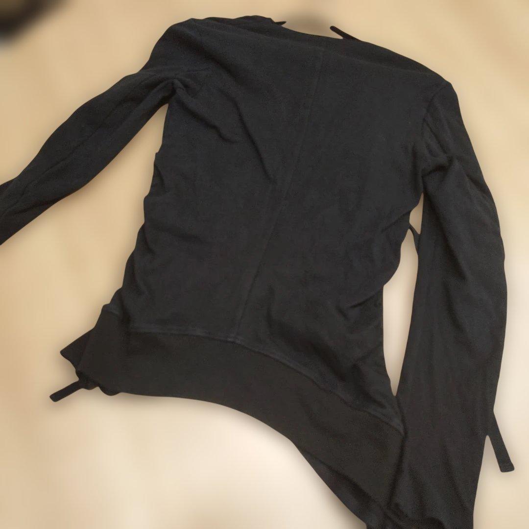 yasuyuki ishii カットソー ブラック アシンメトリー Sサイズ