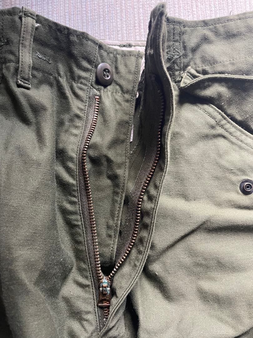 70s ミリタリー　アメリカ軍　M-65パンツ