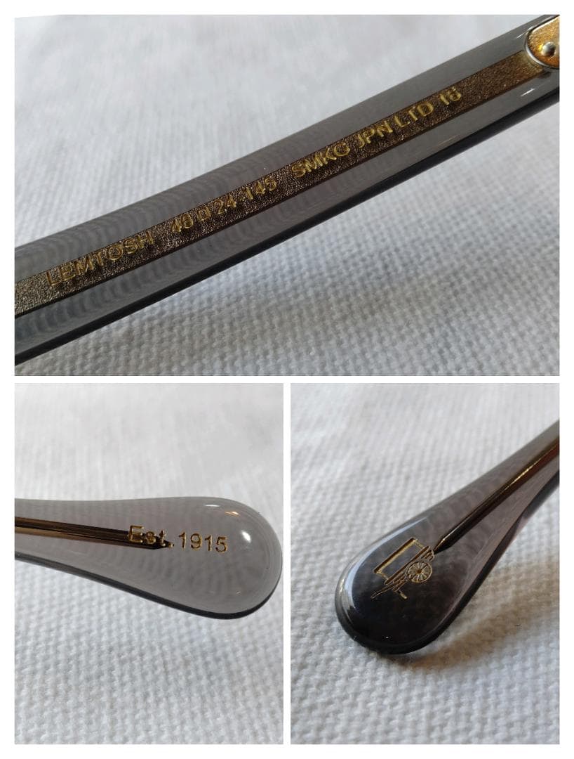 [正規店購入] MOSCOT レムトッシュ46㎜限定16th SMKGサングラス