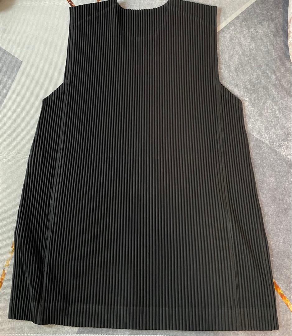 【極美品】HOMME PLISSÉ ISSEY MIYAKE プリーツベスト