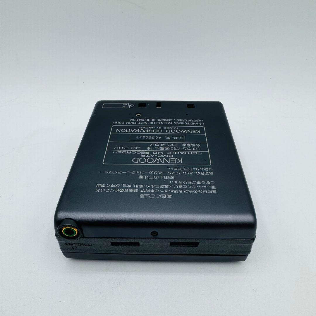 美品 KENWOOD ポータブル MDレコーダー DMC-A7R 現状品