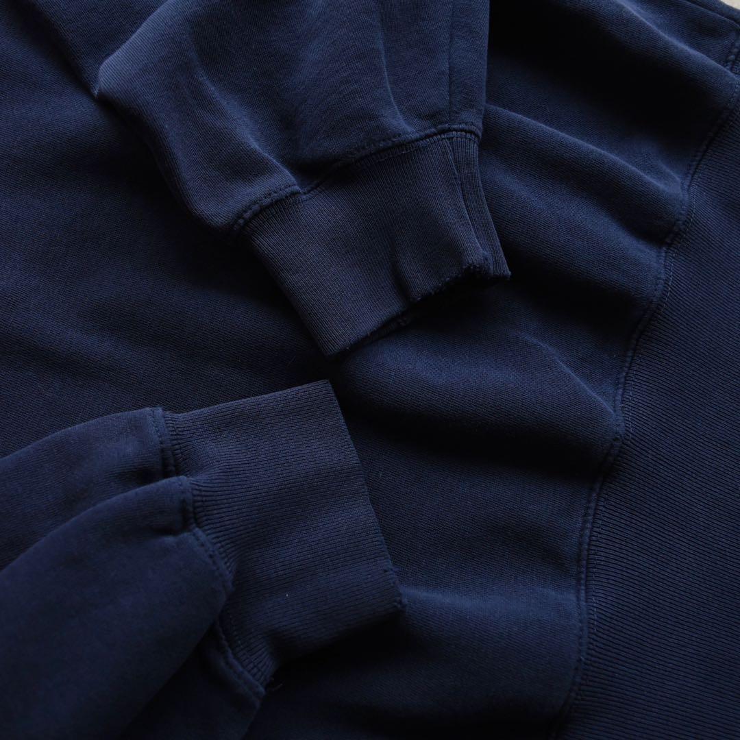 90s GAP ギャップ アスレチック クルーネック スウェット ネイビー XL